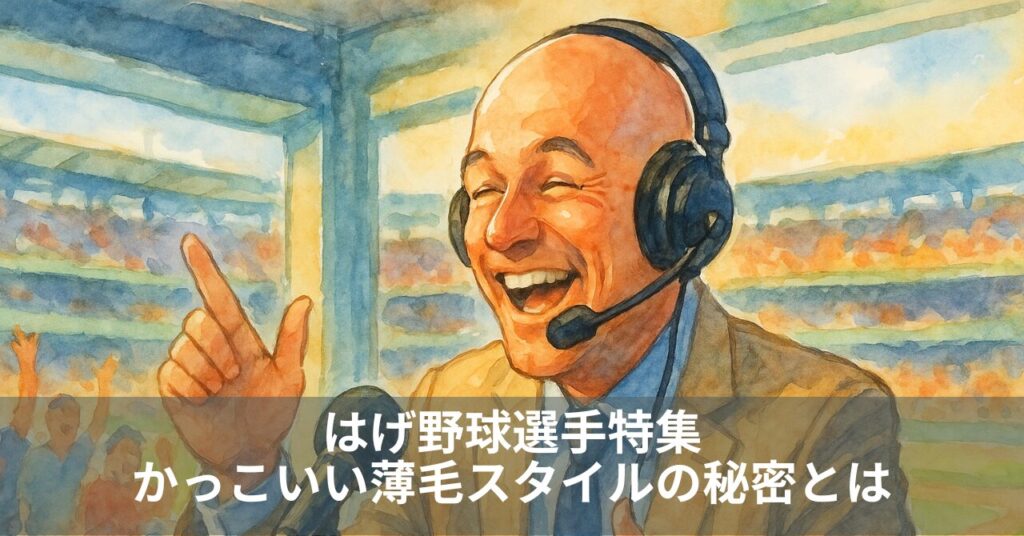 はげ野球選手特集｜かっこいい薄毛スタイルの秘密とは